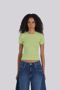 SHORT SLEEVE ROUND NECK T-SHIRT KIWI