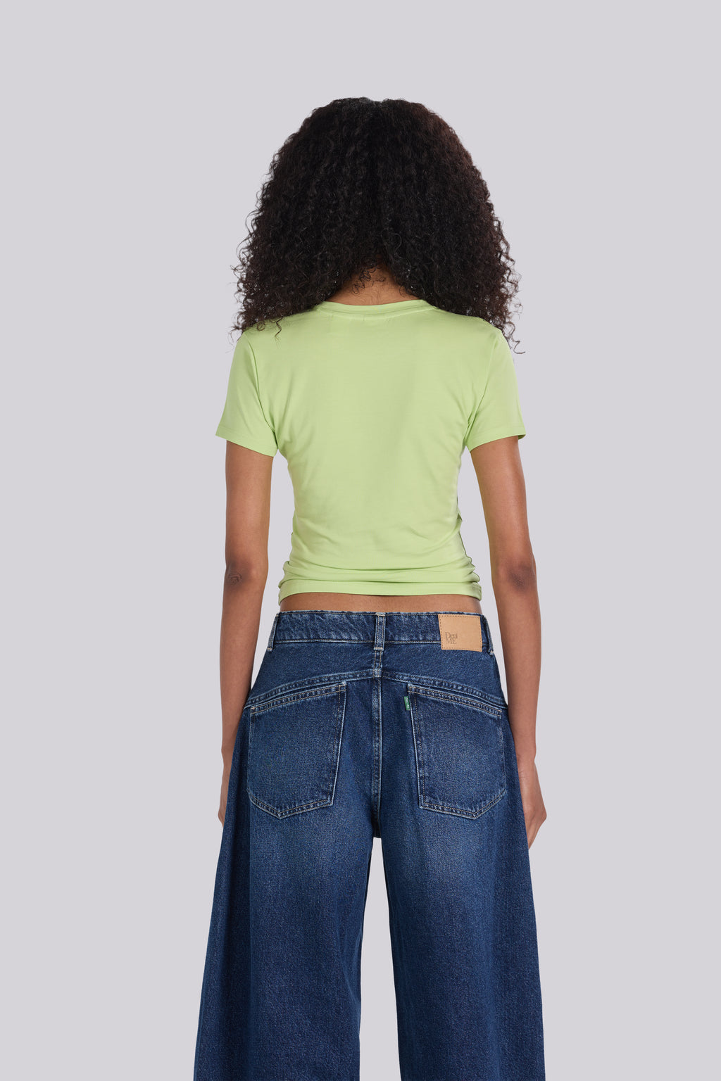 SHORT SLEEVE ROUND NECK T-SHIRT KIWI