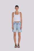 U- NECK TANK TOP WHITE