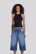 ROUND NECK TANK TOP BLACK