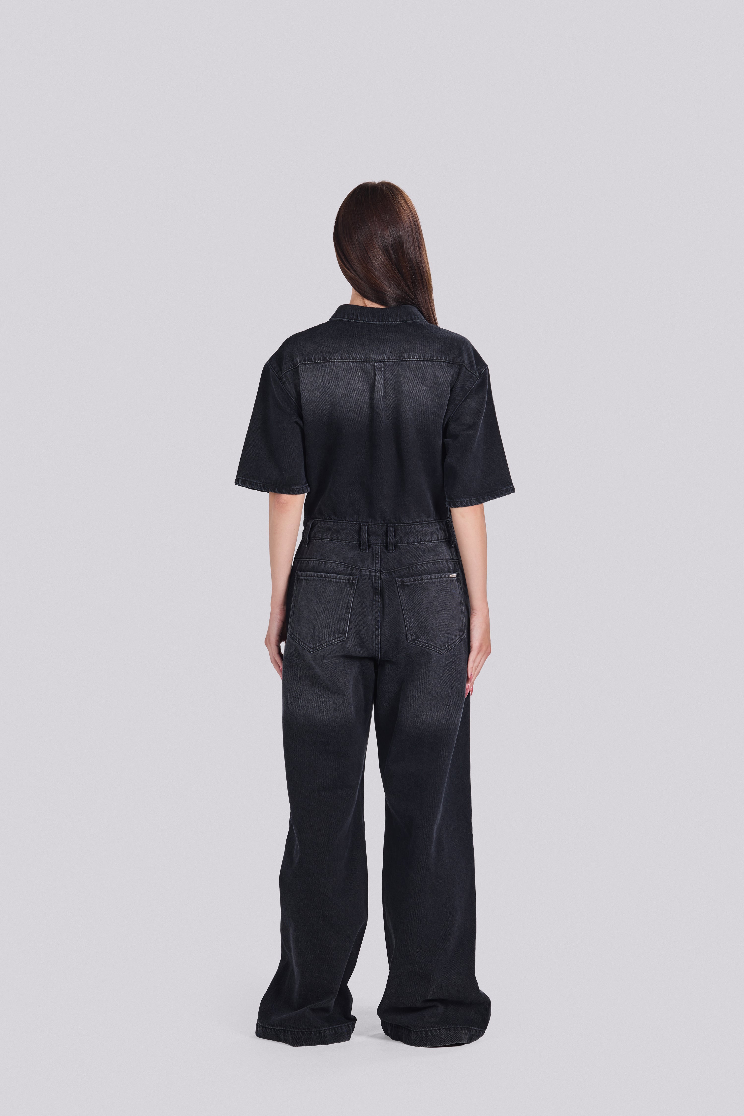 ROMA DENIM JUMPSUIT DBL