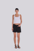 KIM DENIM SHORT BLACK