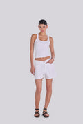 KIM DENIM SHORT WHITE