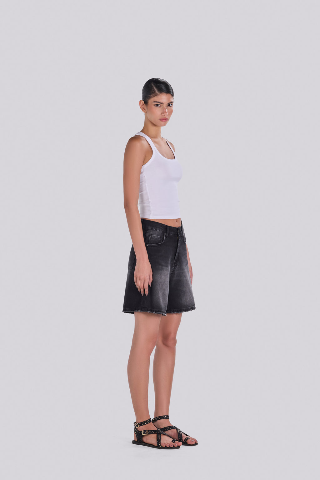 SKY DENIM SHORT DBL