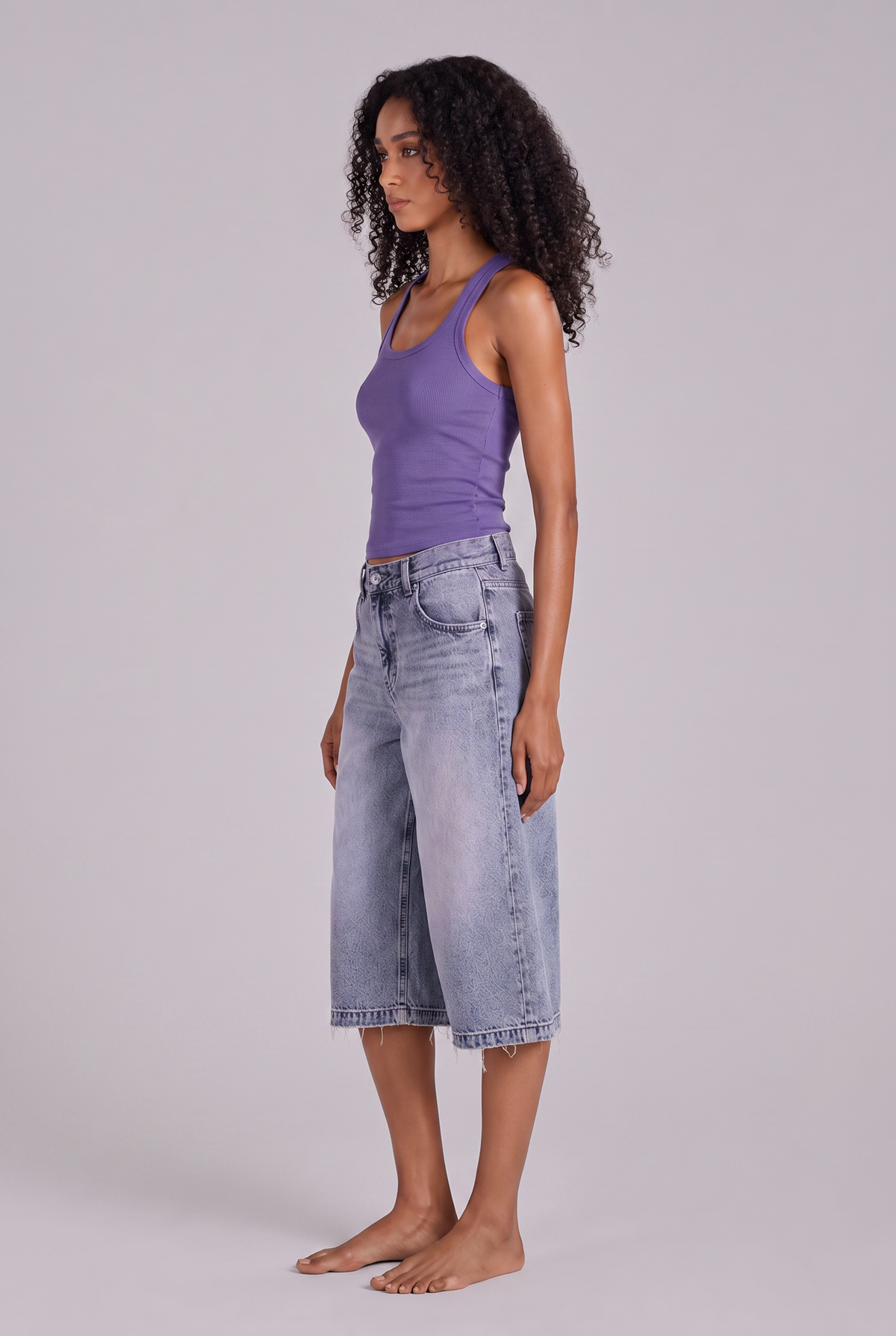 ANN DENIM JORTS ODP