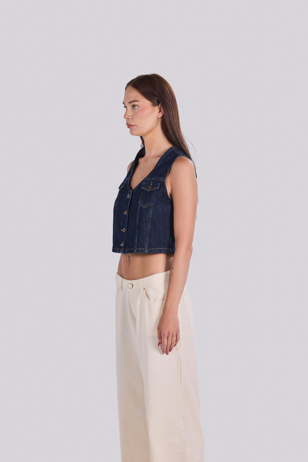 TIA DENIM VEST D1