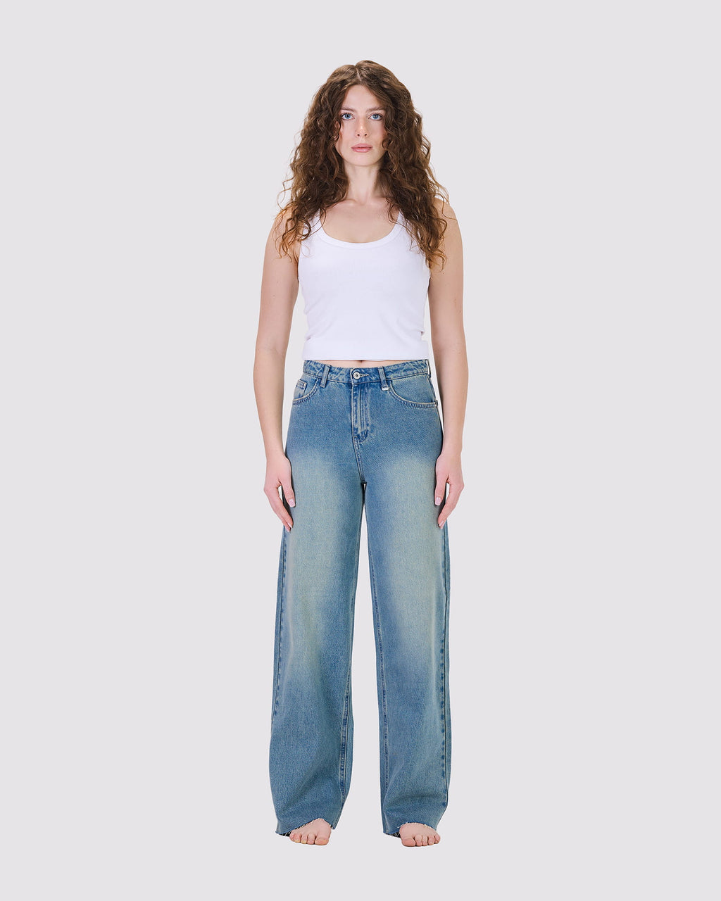 BIANCA WIDE LEG DENIM UNFINISHED ODY