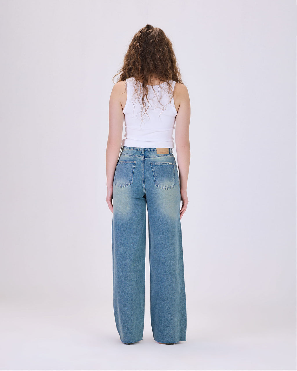 BIANCA WIDE LEG DENIM UNFINISHED ODY