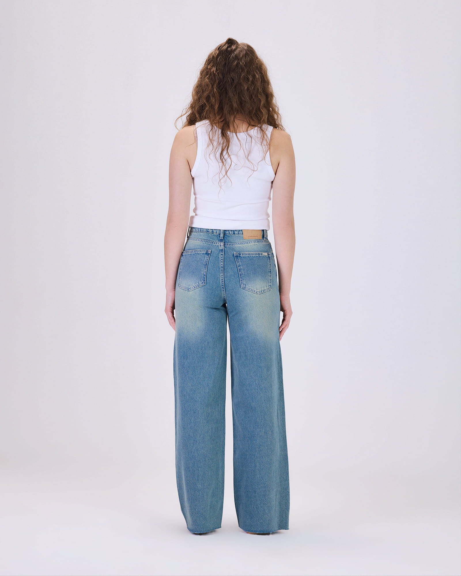 BIANCA WIDE LEG DENIM UNFINISHED ODY