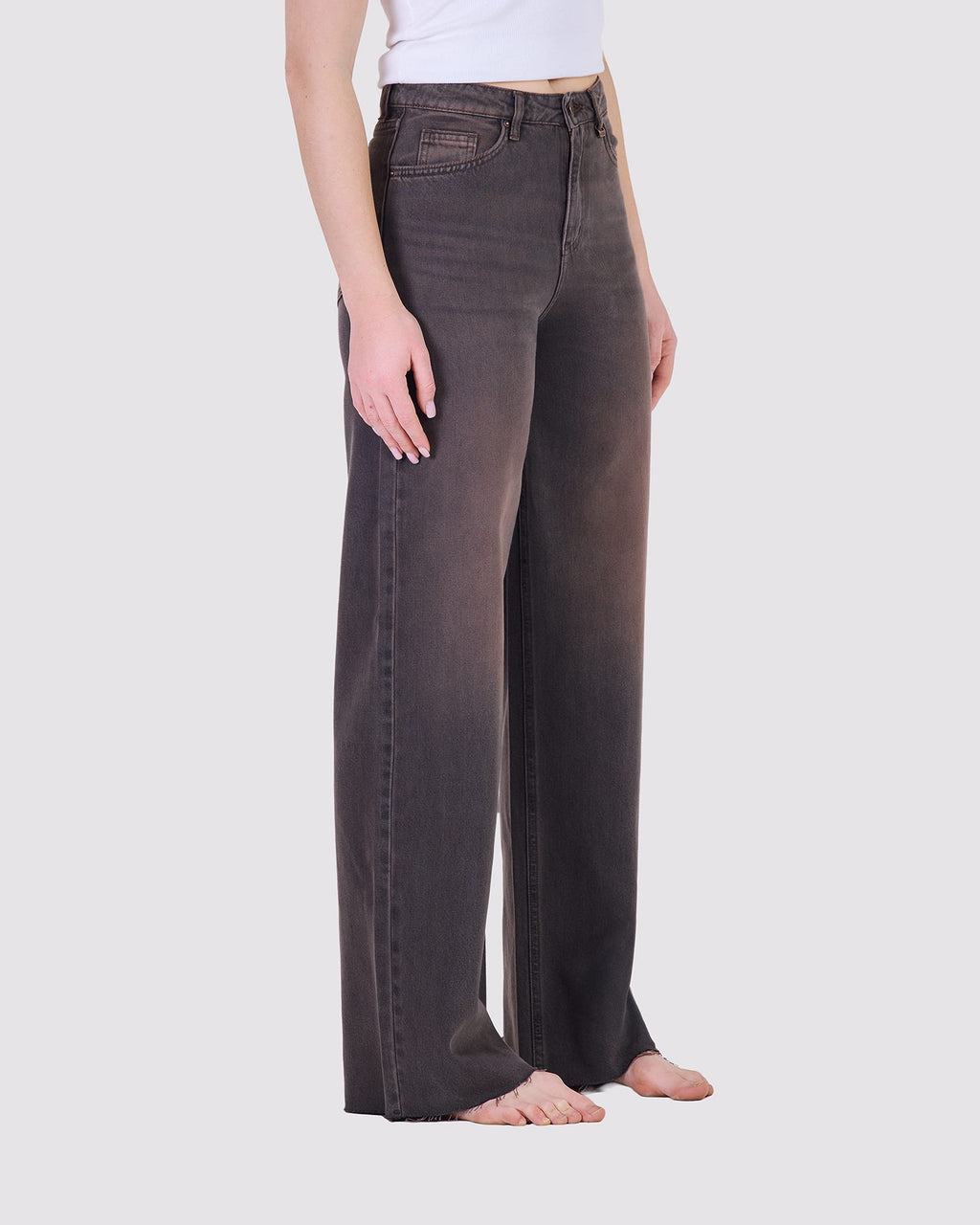 BIANCA WIDE LEG DENIM UNFINISHED ODRE