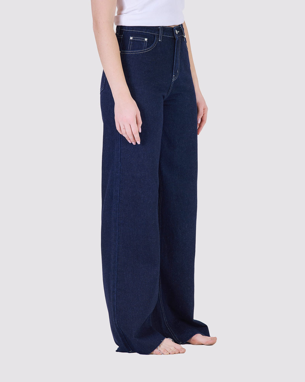BIANCA WIDE LEG DENIM UNFINISHED D0