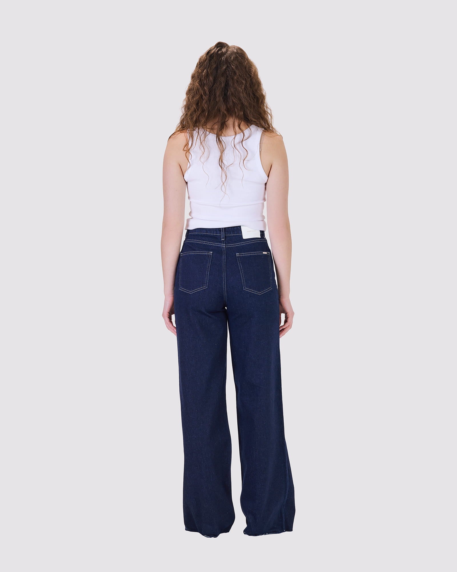 BIANCA WIDE LEG DENIM UNFINISHED D0