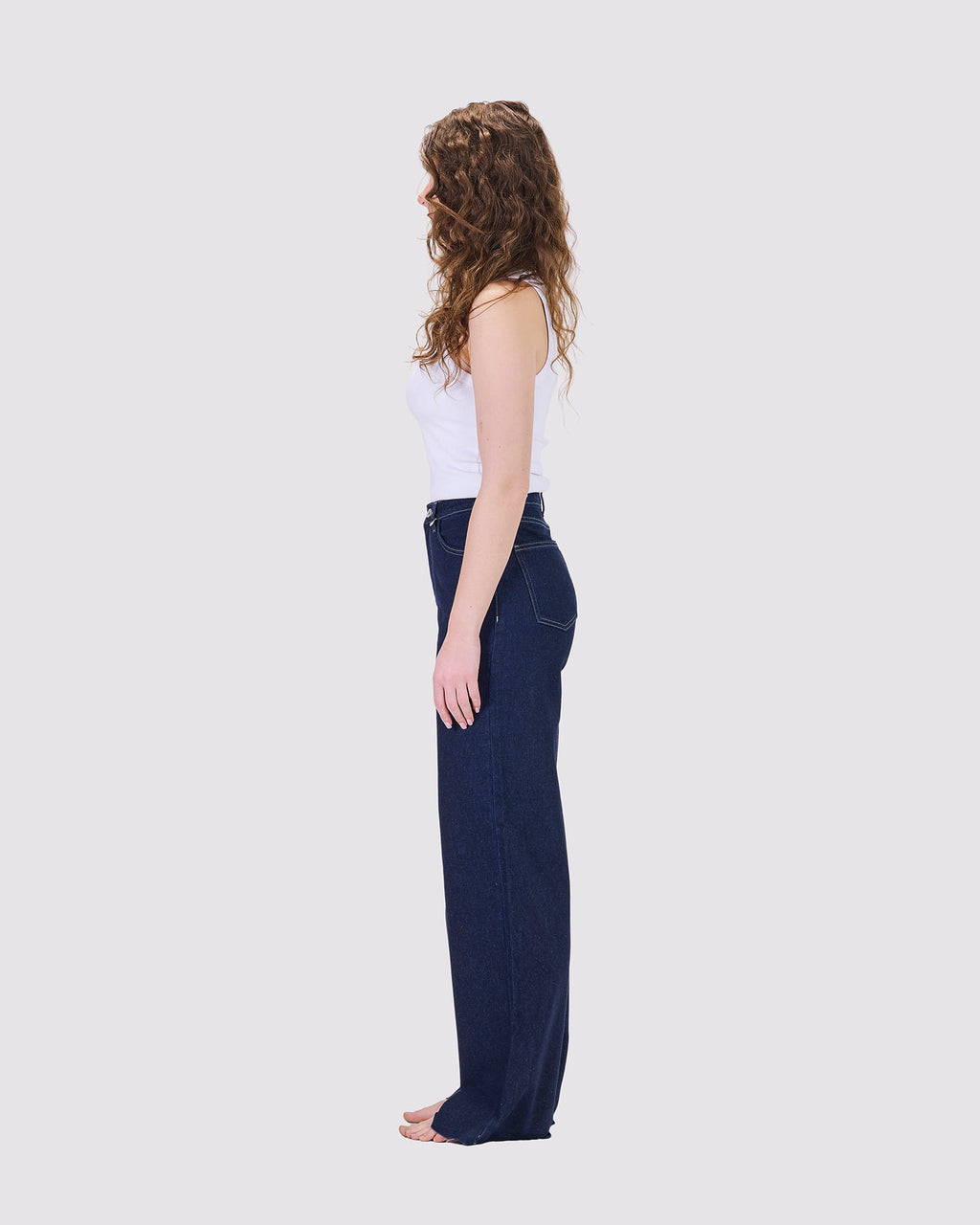BIANCA WIDE LEG DENIM UNFINISHED D0