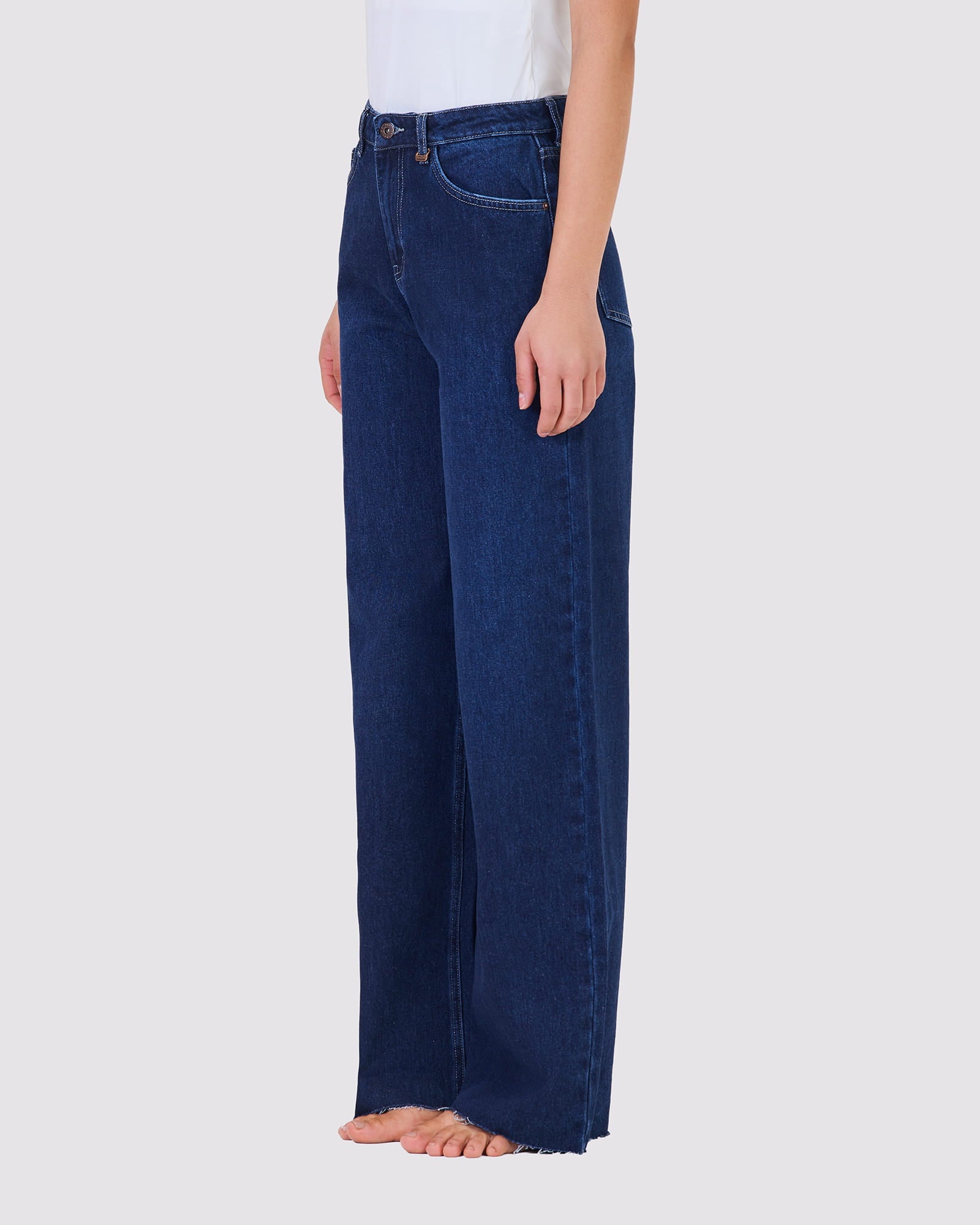 BIANCA WIDE LEG DENIM UNFINISHED D1