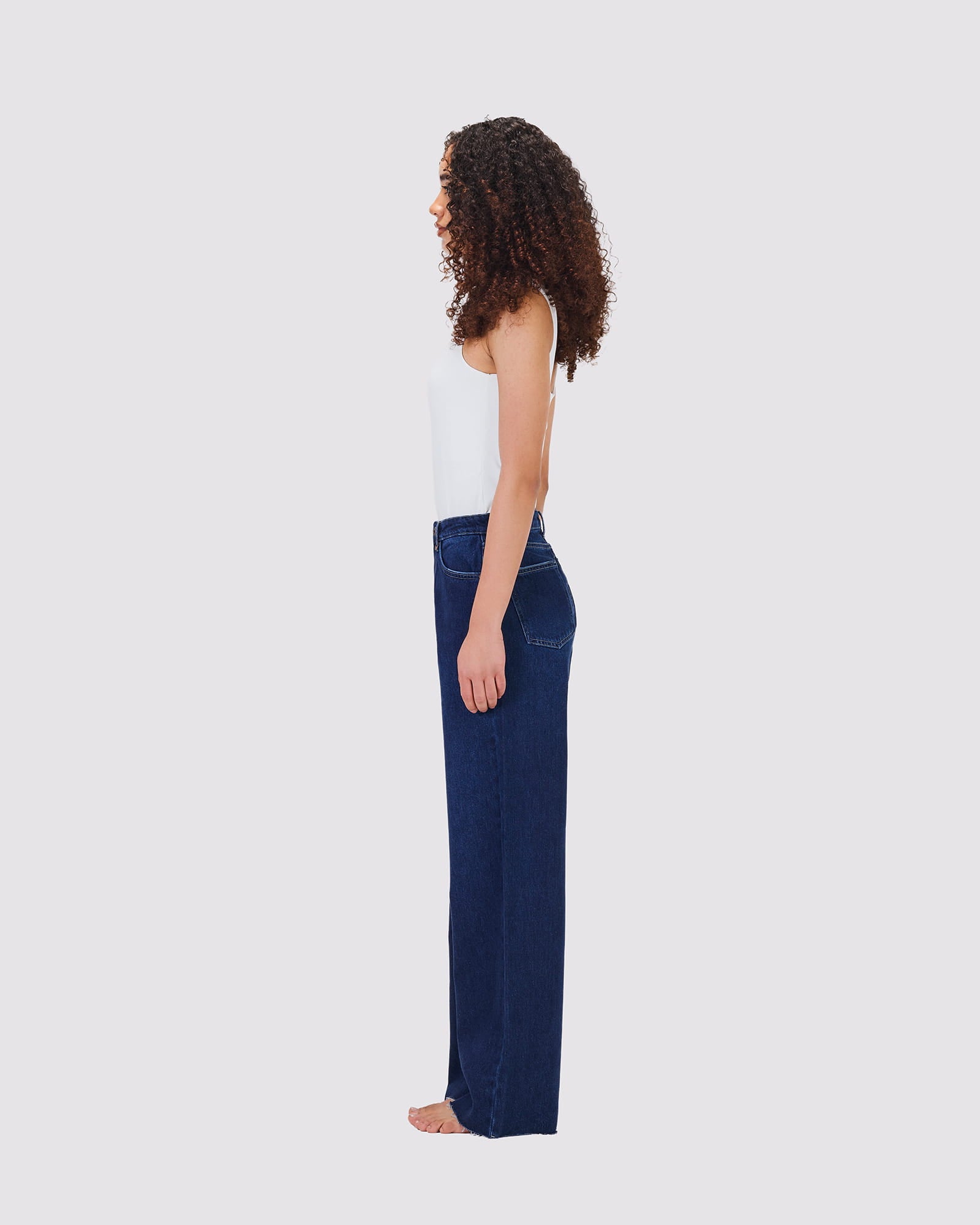 BIANCA WIDE LEG DENIM UNFINISHED D1