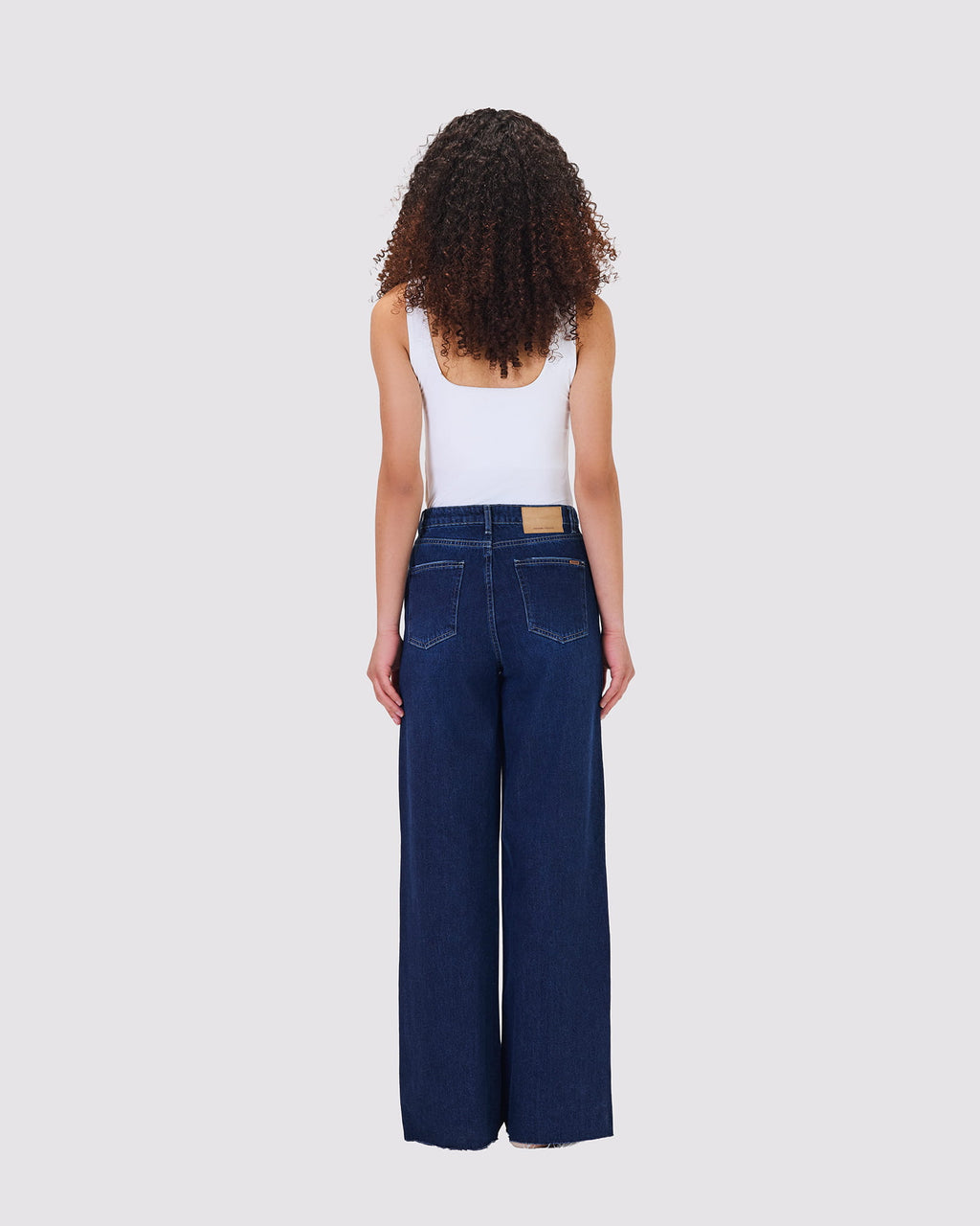 BIANCA WIDE LEG DENIM UNFINISHED D1