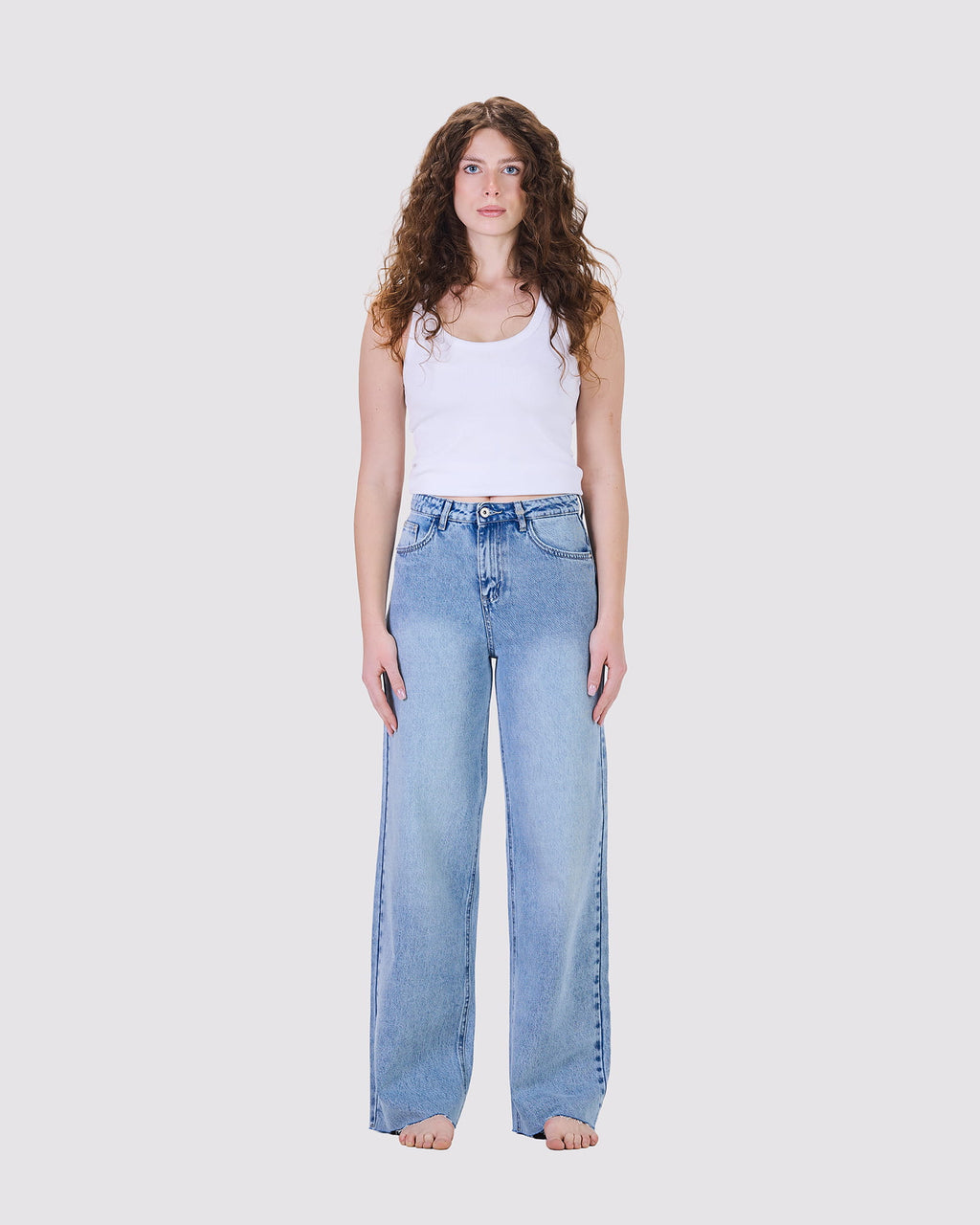 BIANCA WIDE LEG DENIM UNFINISHED D3