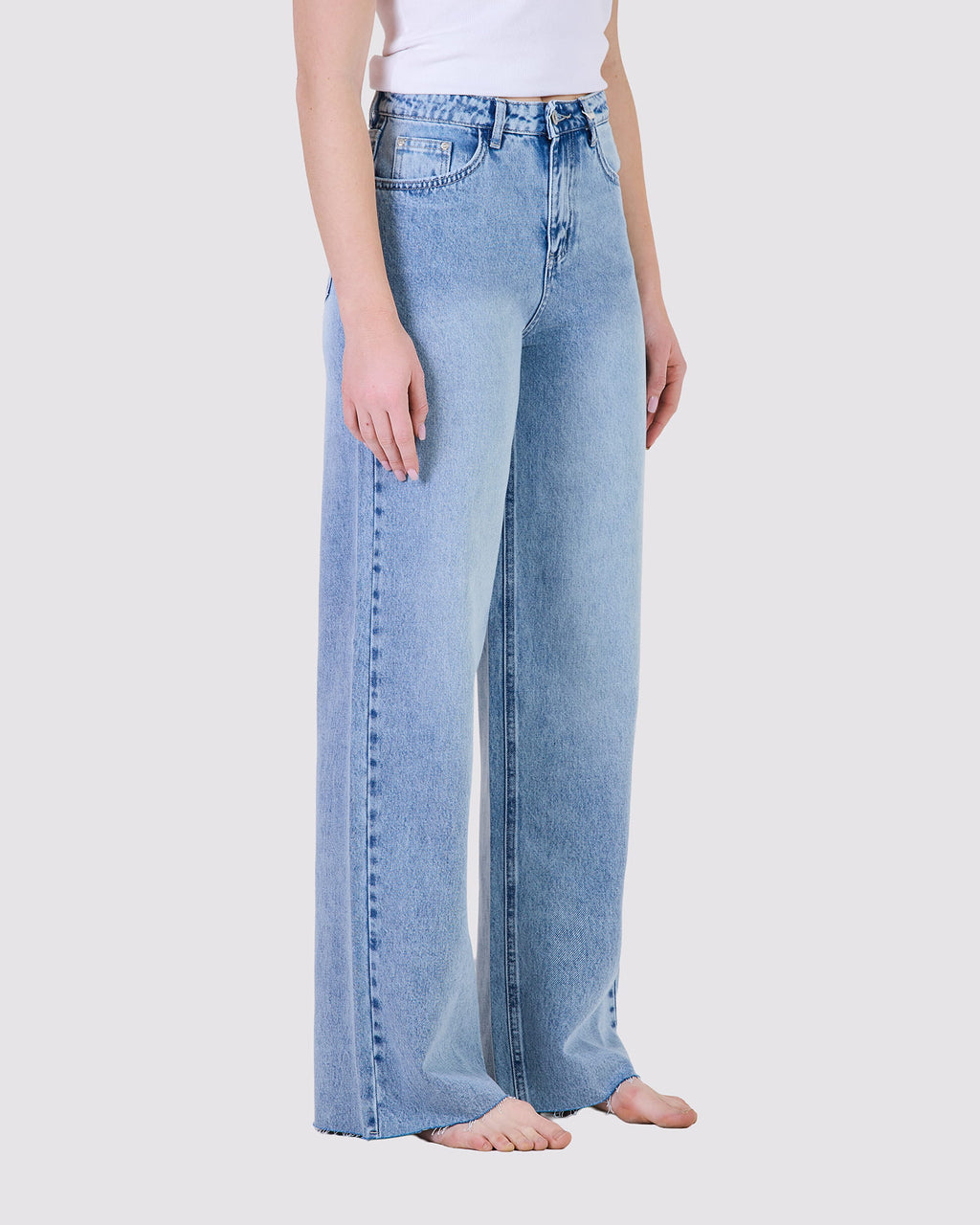 BIANCA WIDE LEG DENIM UNFINISHED D3