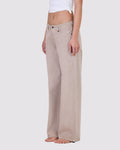 LUCIA - LOOSE DENIM - MID RISE - BAGGY FIT BEIGE