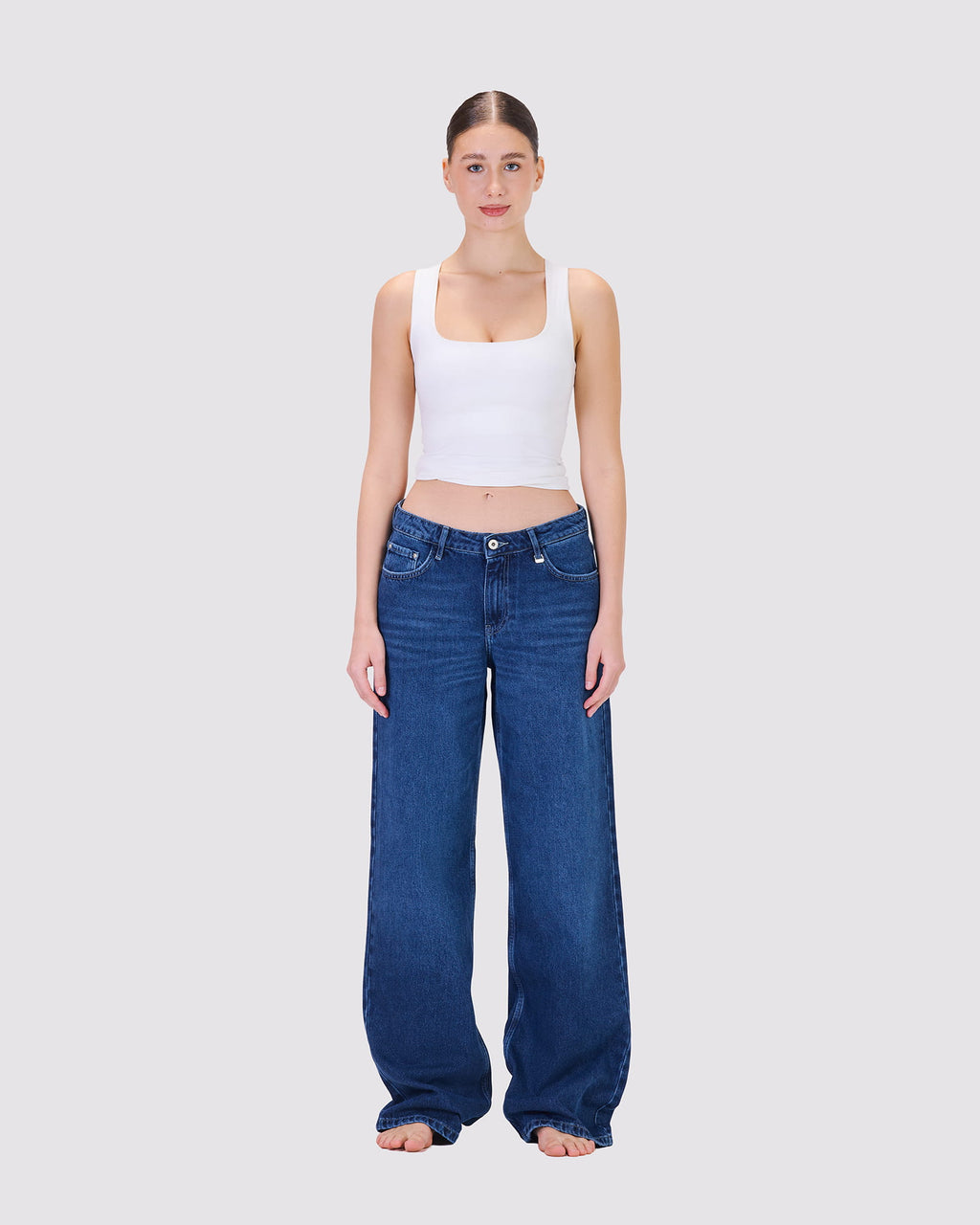 LUCIA - LOOSE DENIM - MID RISE - BAGGY FIT D1