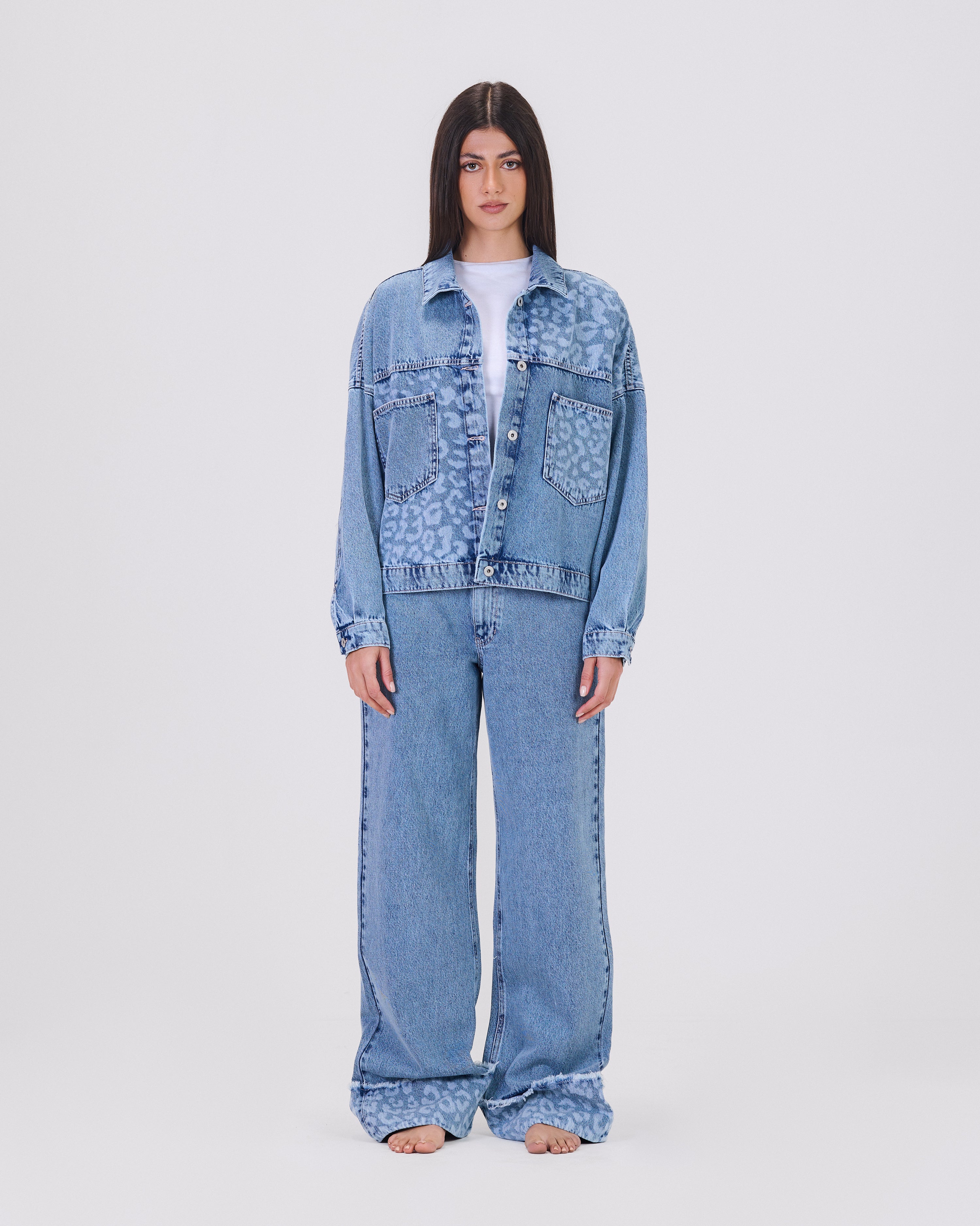 BELLA - ROLLED HEM LASER PANTS