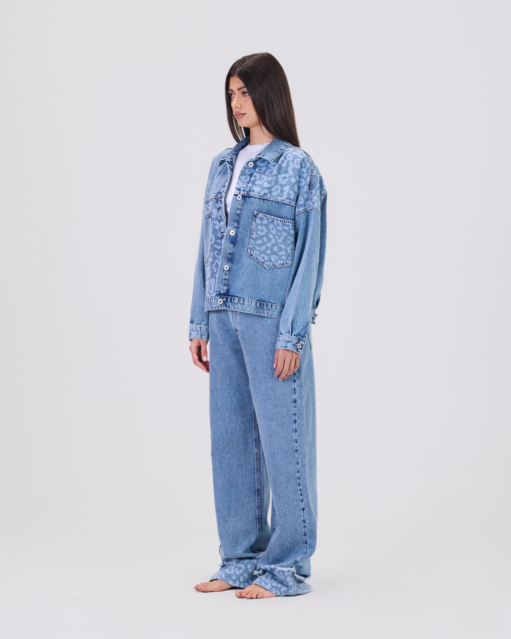 BELLA - ROLLED HEM LASER PANTS