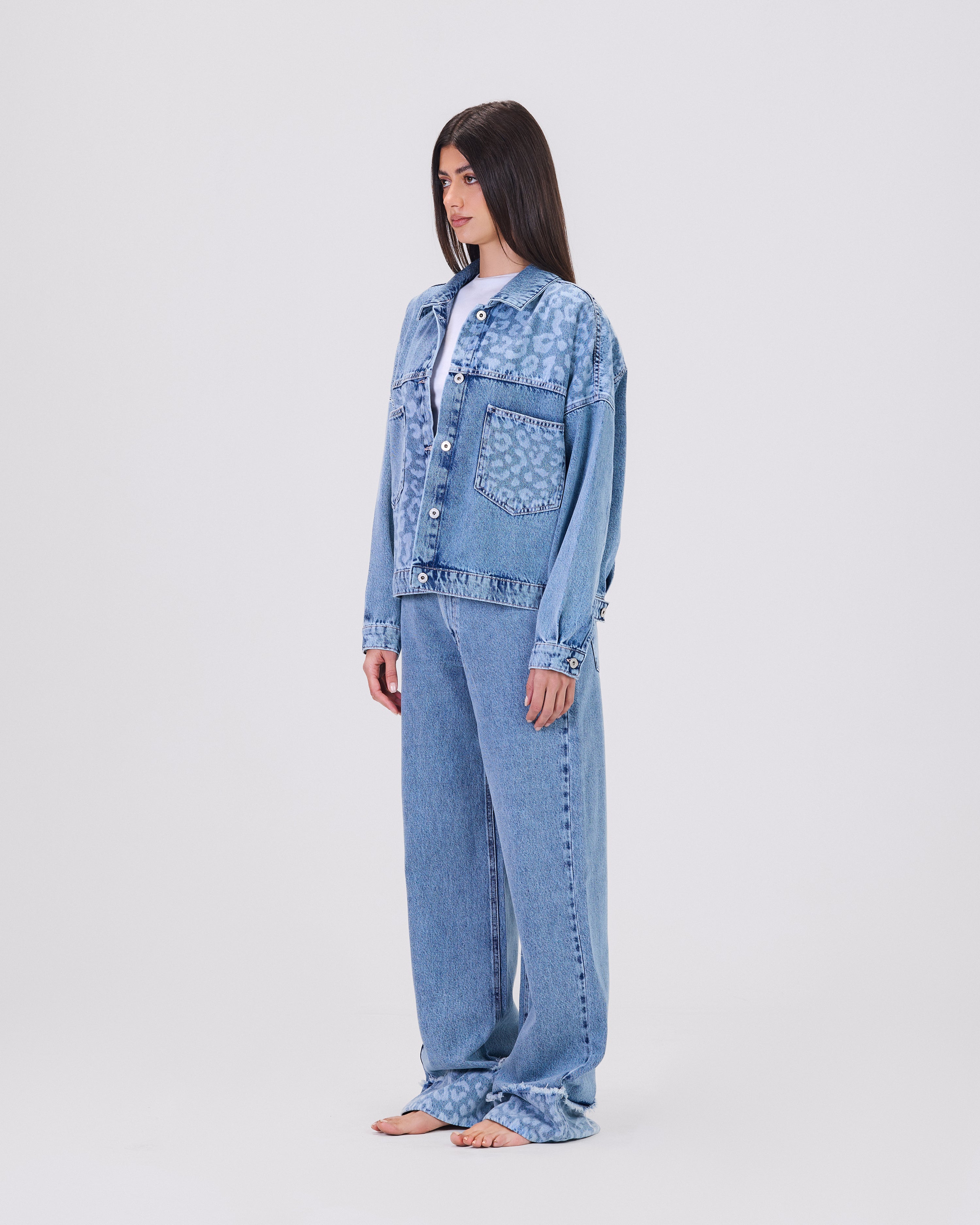 BELLA - ROLLED HEM LASER PANTS