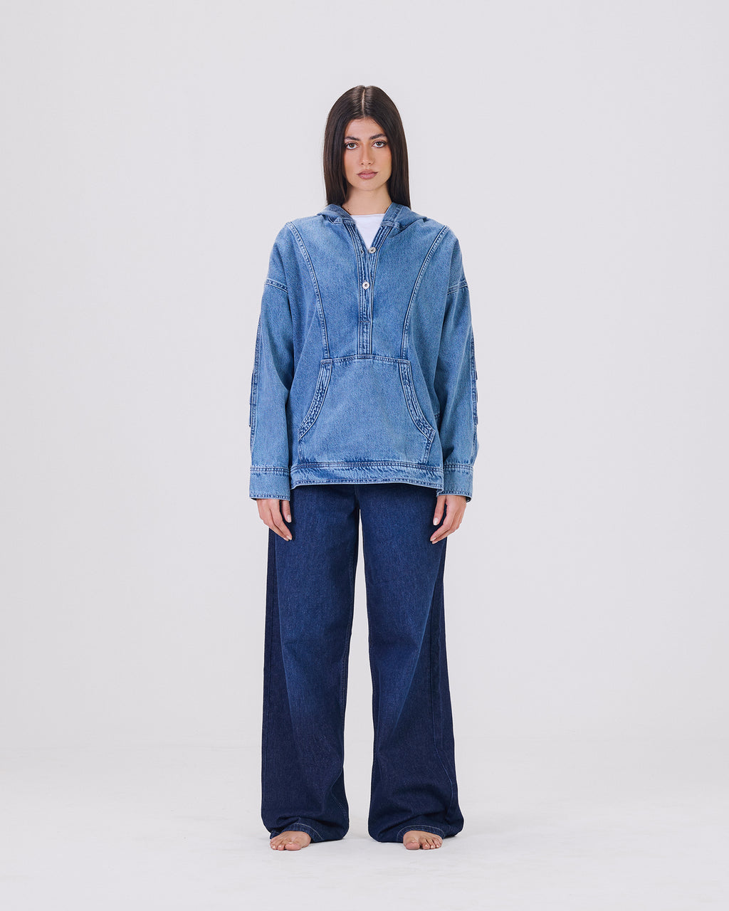 SIA HOODIE DENIM D3