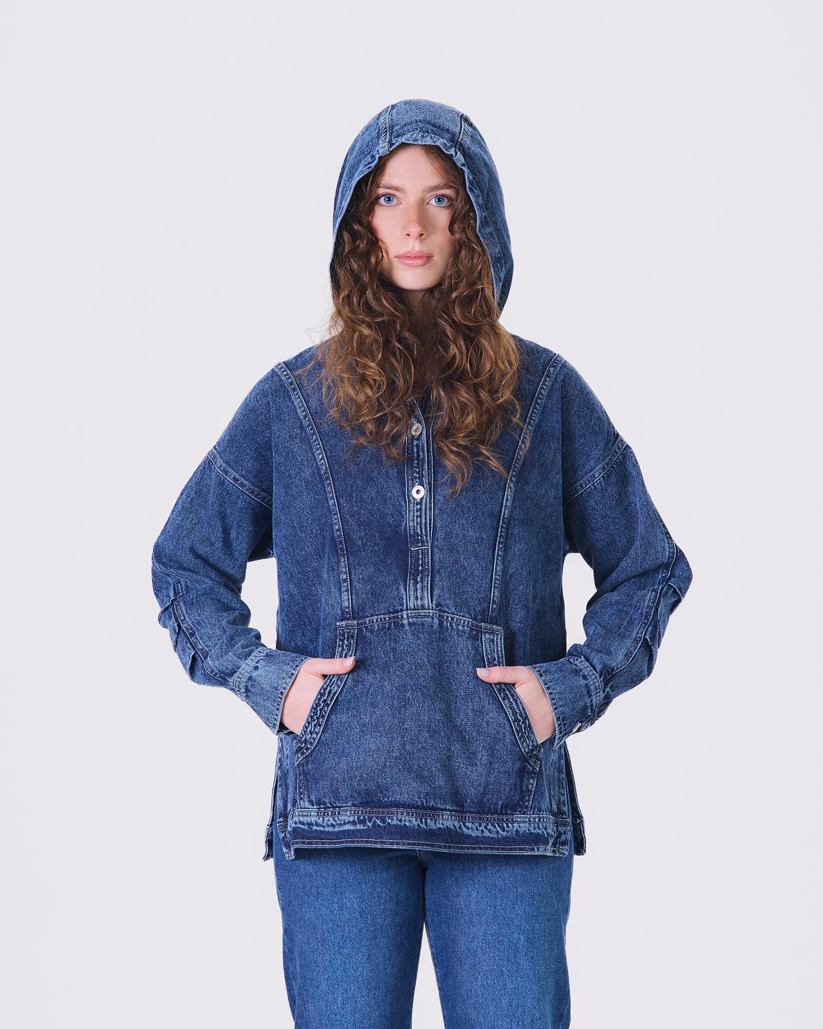 SIA HOODIE DENIM D1