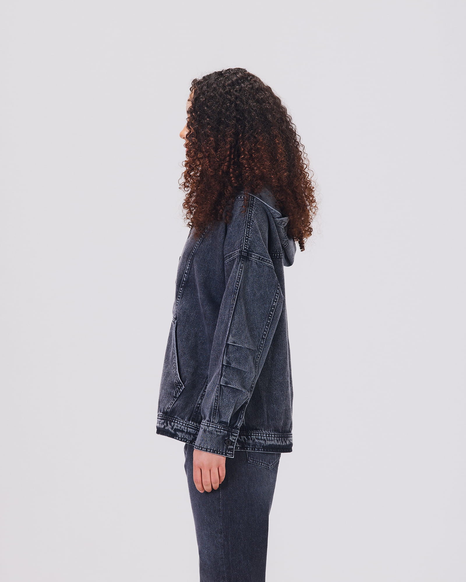 SIA HOODIE DENIM DBL