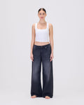 EVA - EXTRA LOOSE DENIM - LOW RISE - BAGGY FIT Glitter DBL
