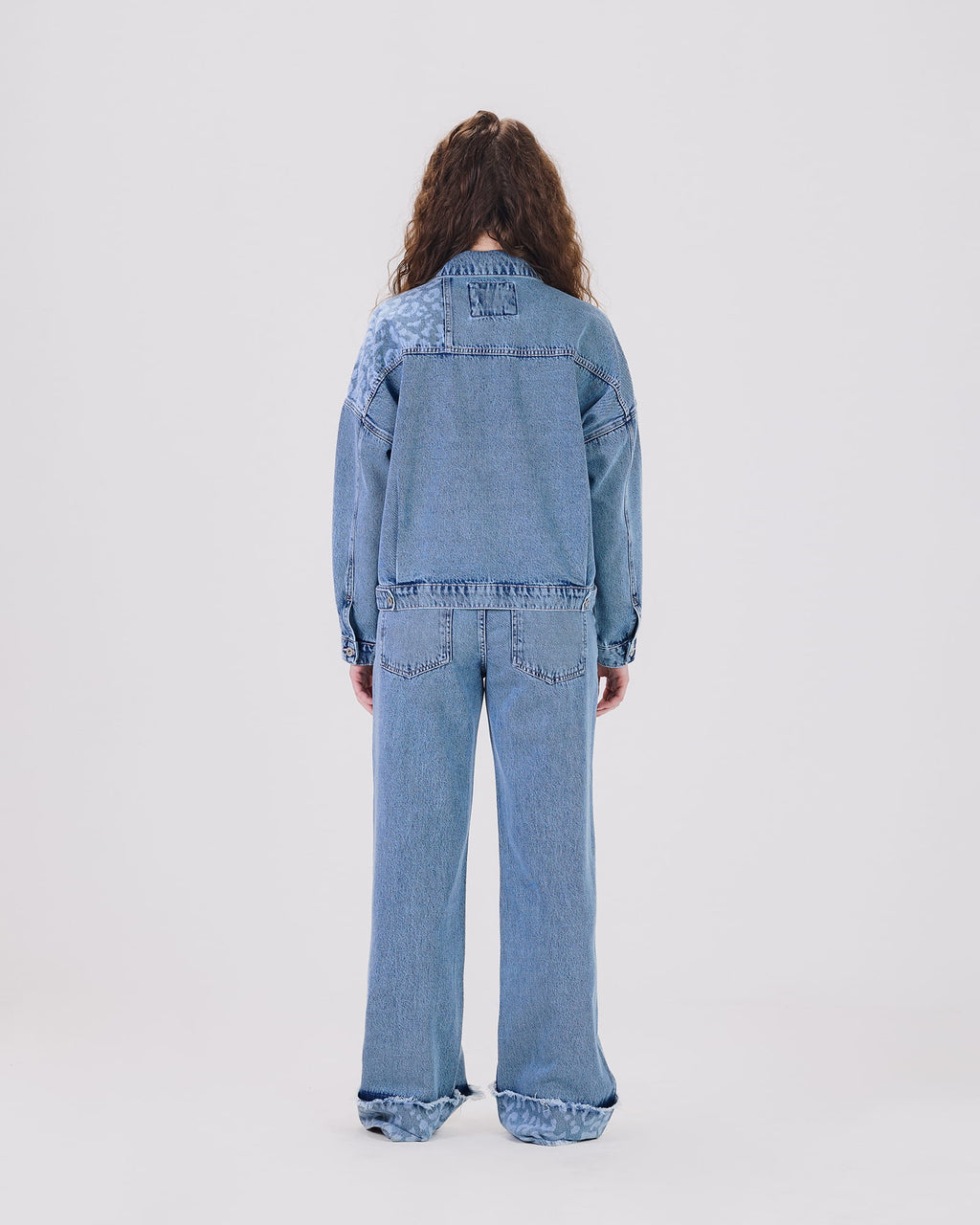 FUll SET - LASER LEOPARD DENIM D3