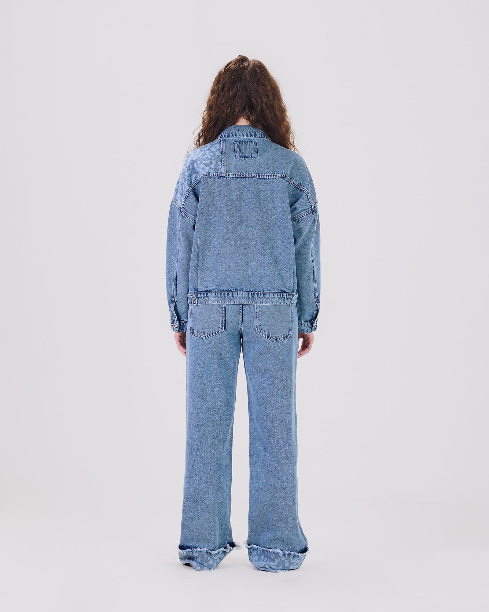 FUll SET - LASER LEOPARD DENIM D3