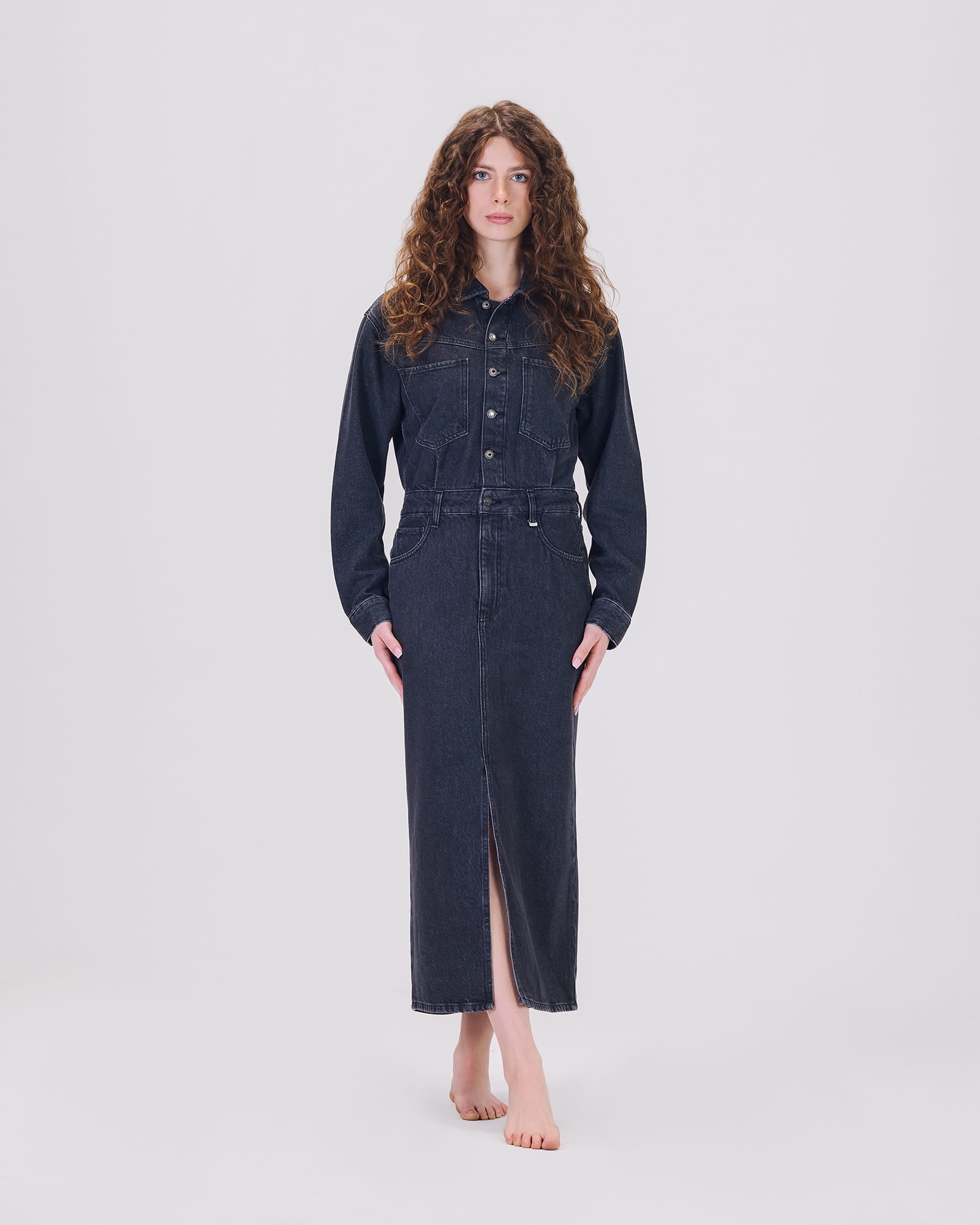 VALENTINA DENIM DRESS DBL