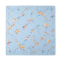 FLORAL SCARF BABY BLUE