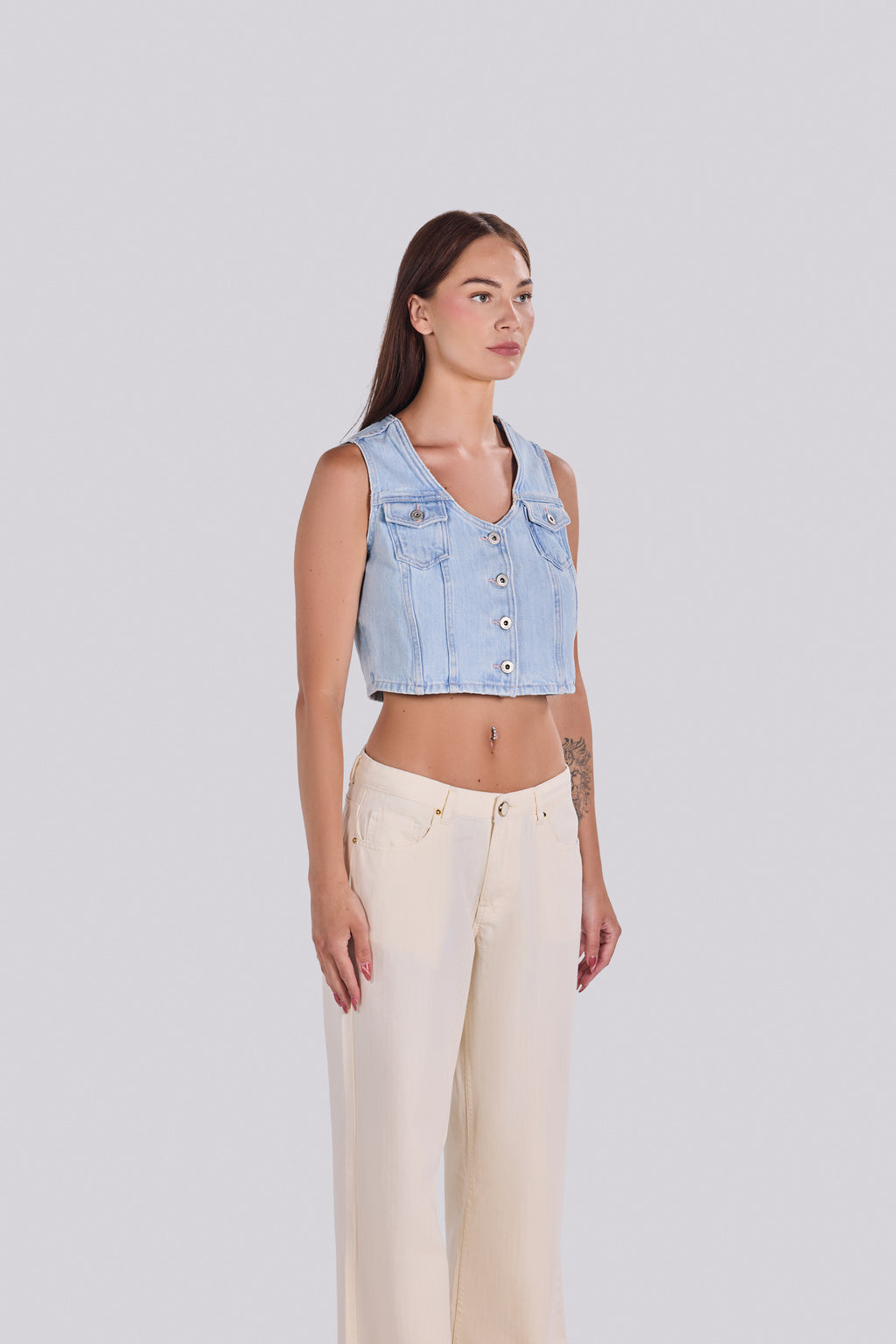 TIA DENIM VEST D3