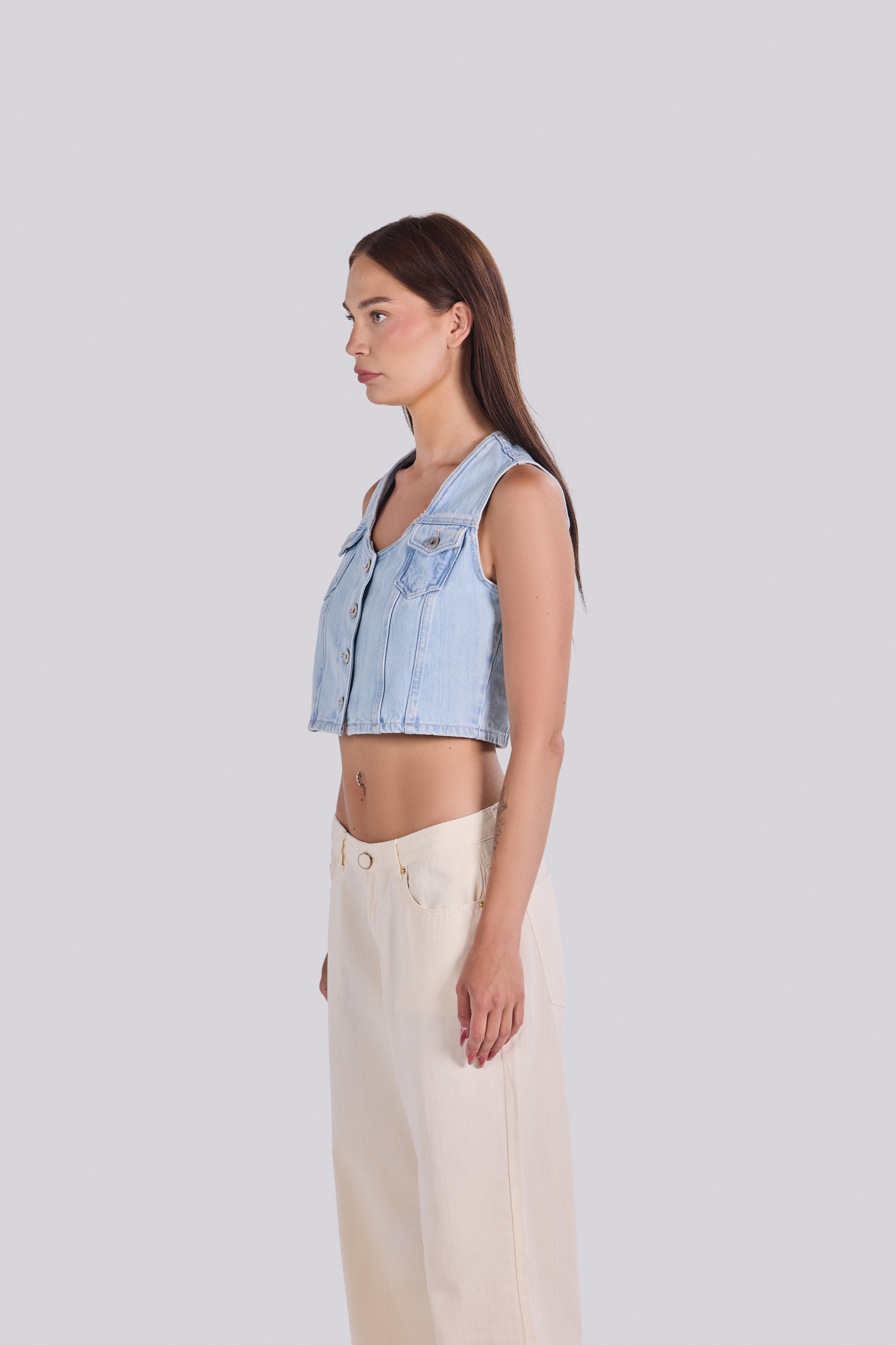 TIA DENIM VEST D3