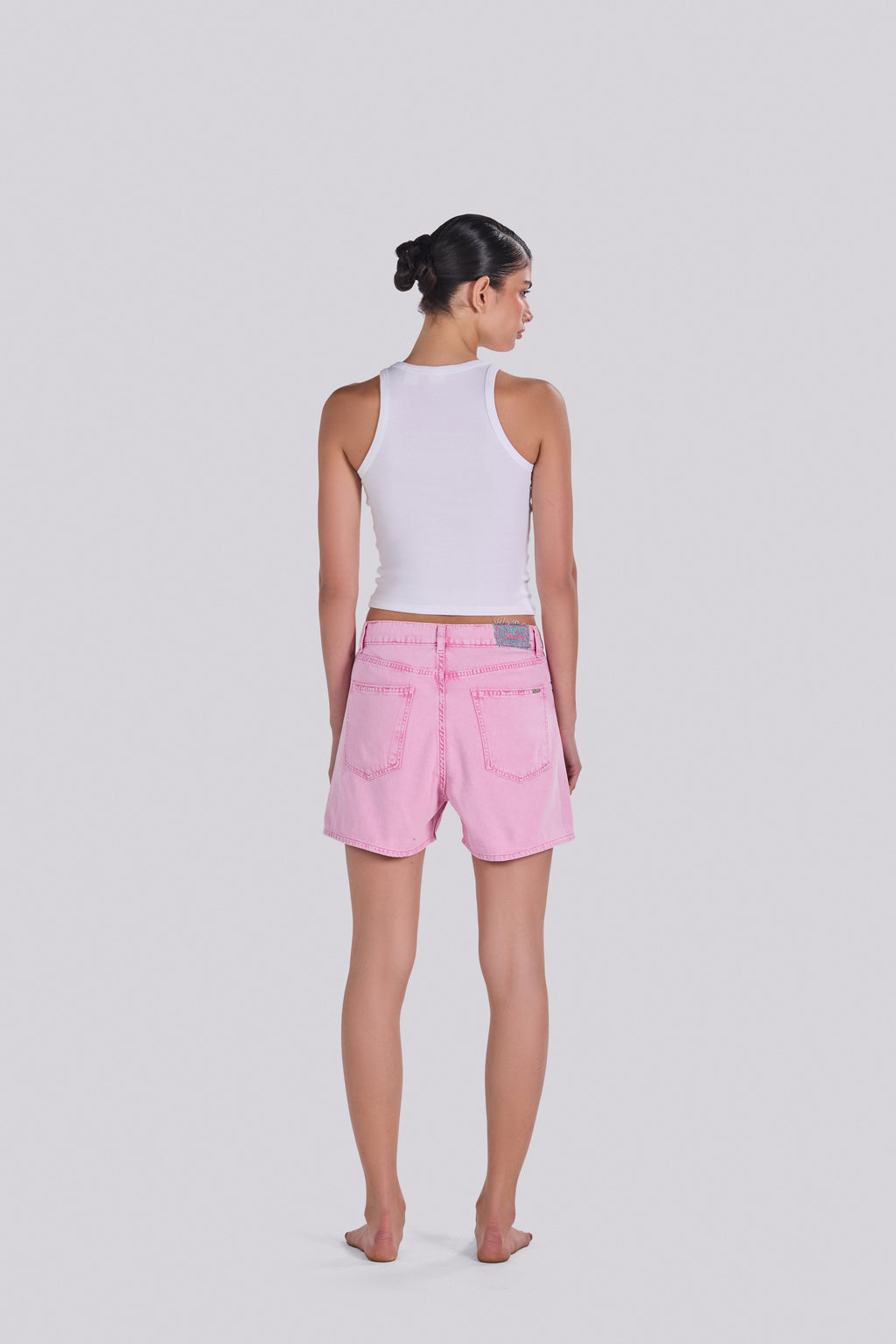 KIM DENIM SHORT ROSE