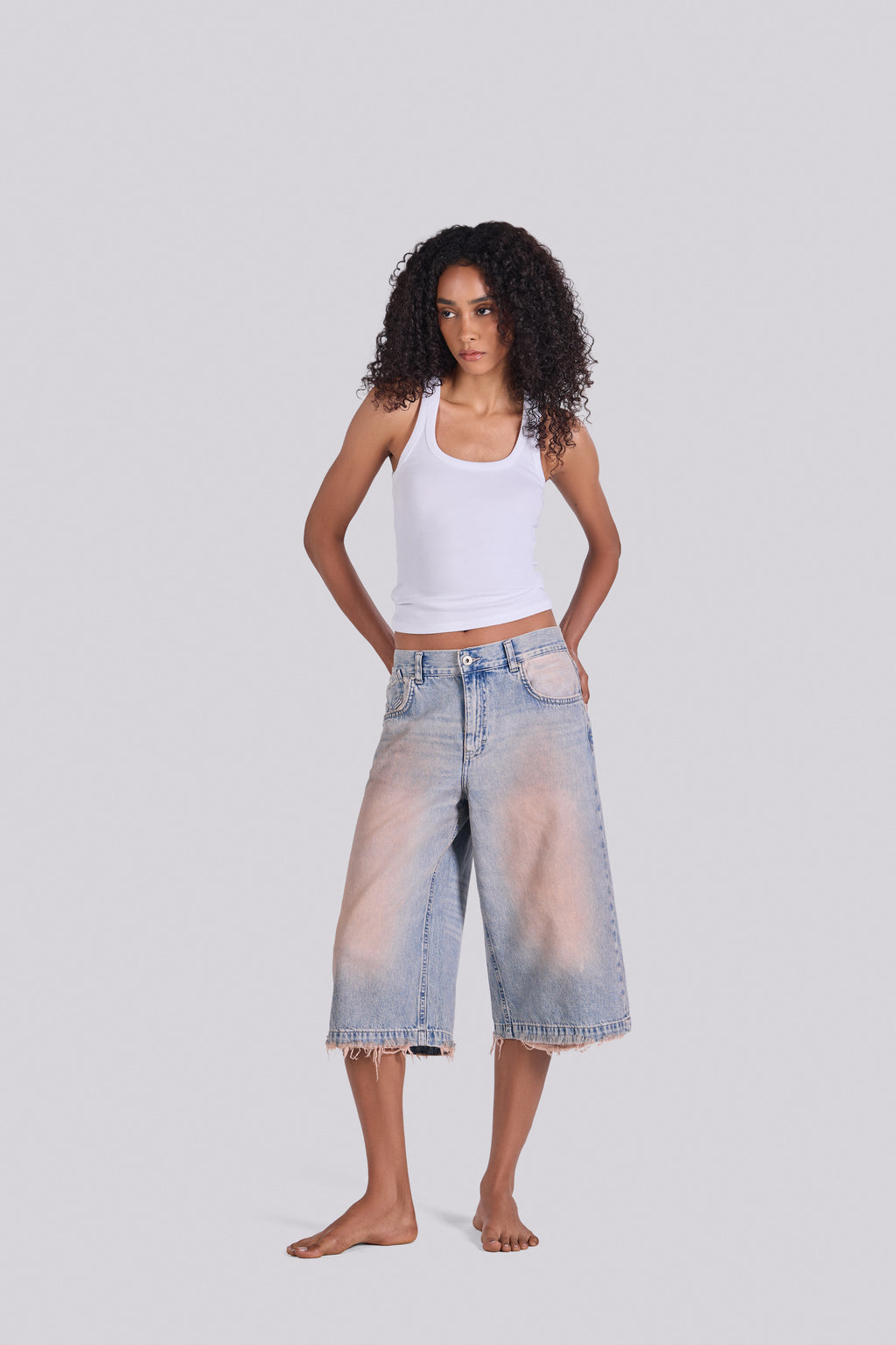ANN DENIM JORTS ODBR