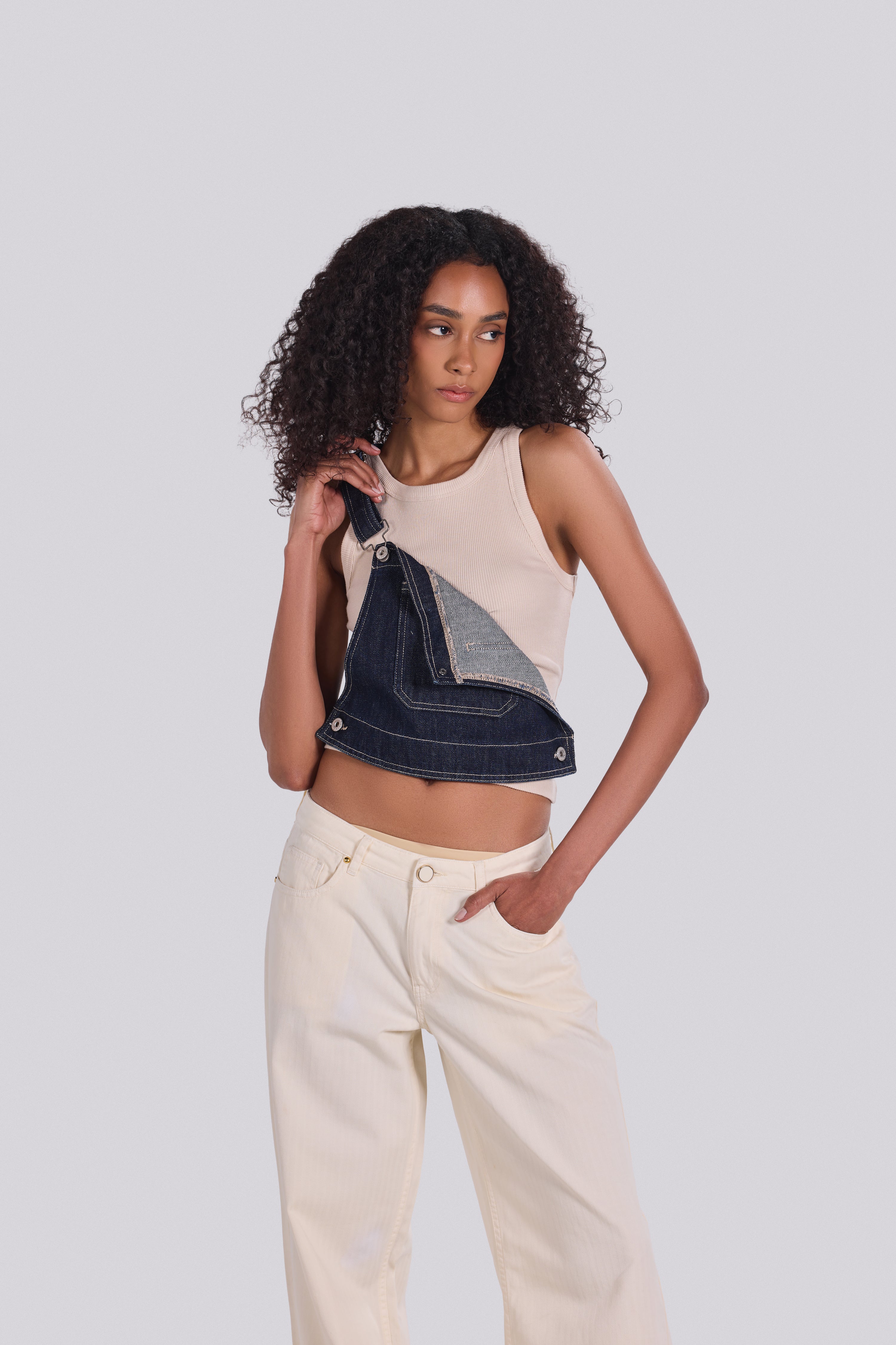 LUCY DENIM TOP D0