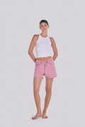 KIM DENIM SHORT LIGHT PURPLE