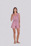 BARI DENIM ROMPER PURPLE