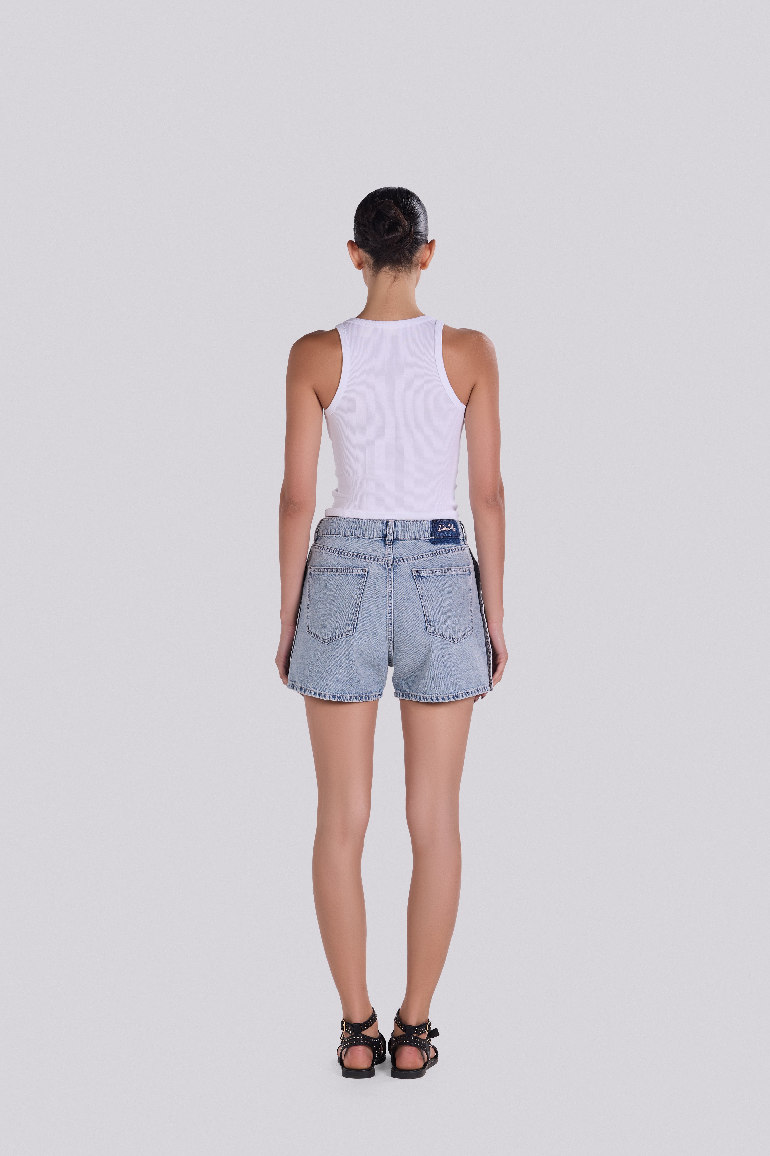 KIM DENIM SHORT D4 WITH EXTENTION