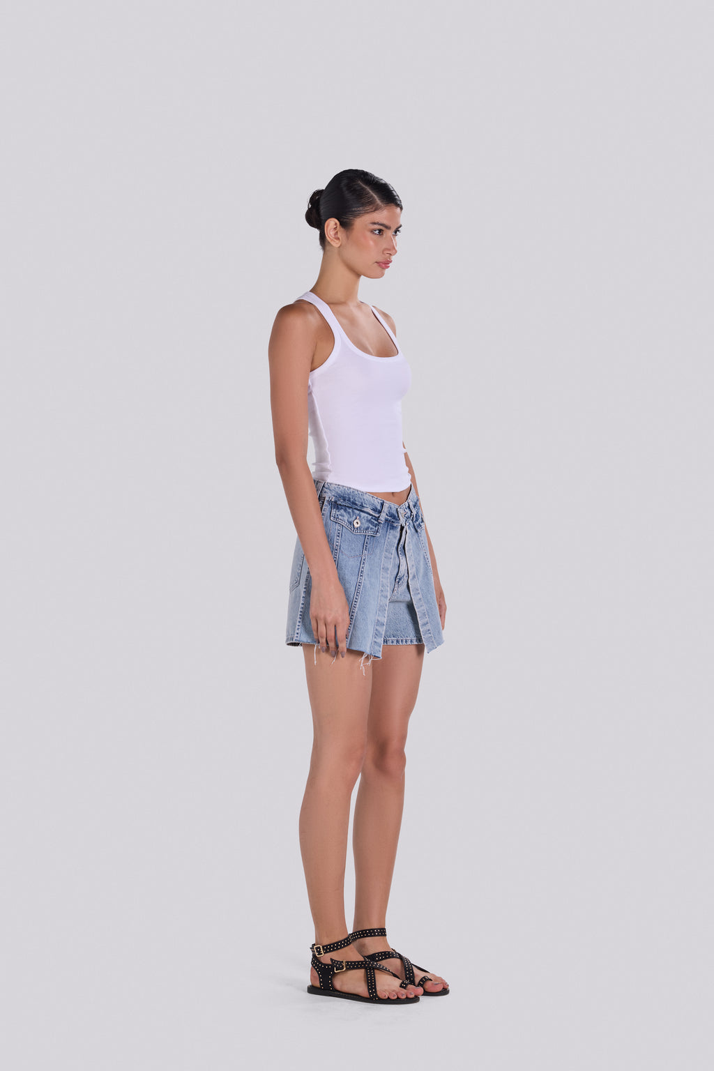 KIM DENIM SHORT D4 WITH EXTENTION