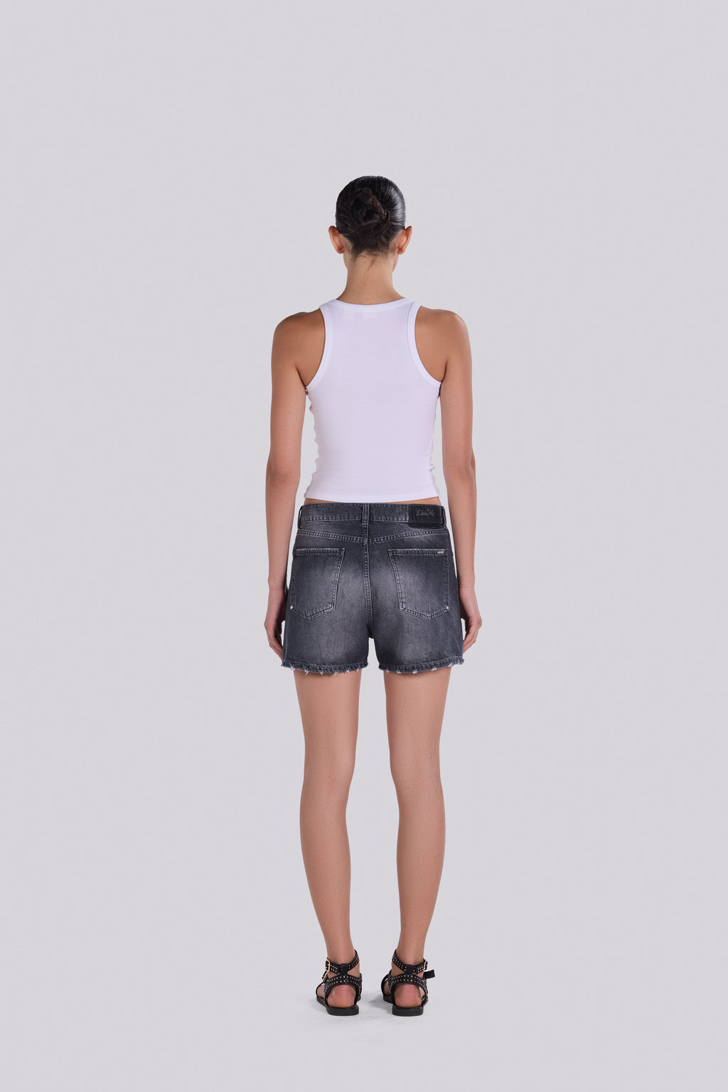 KIM DENIM SHORT DBL