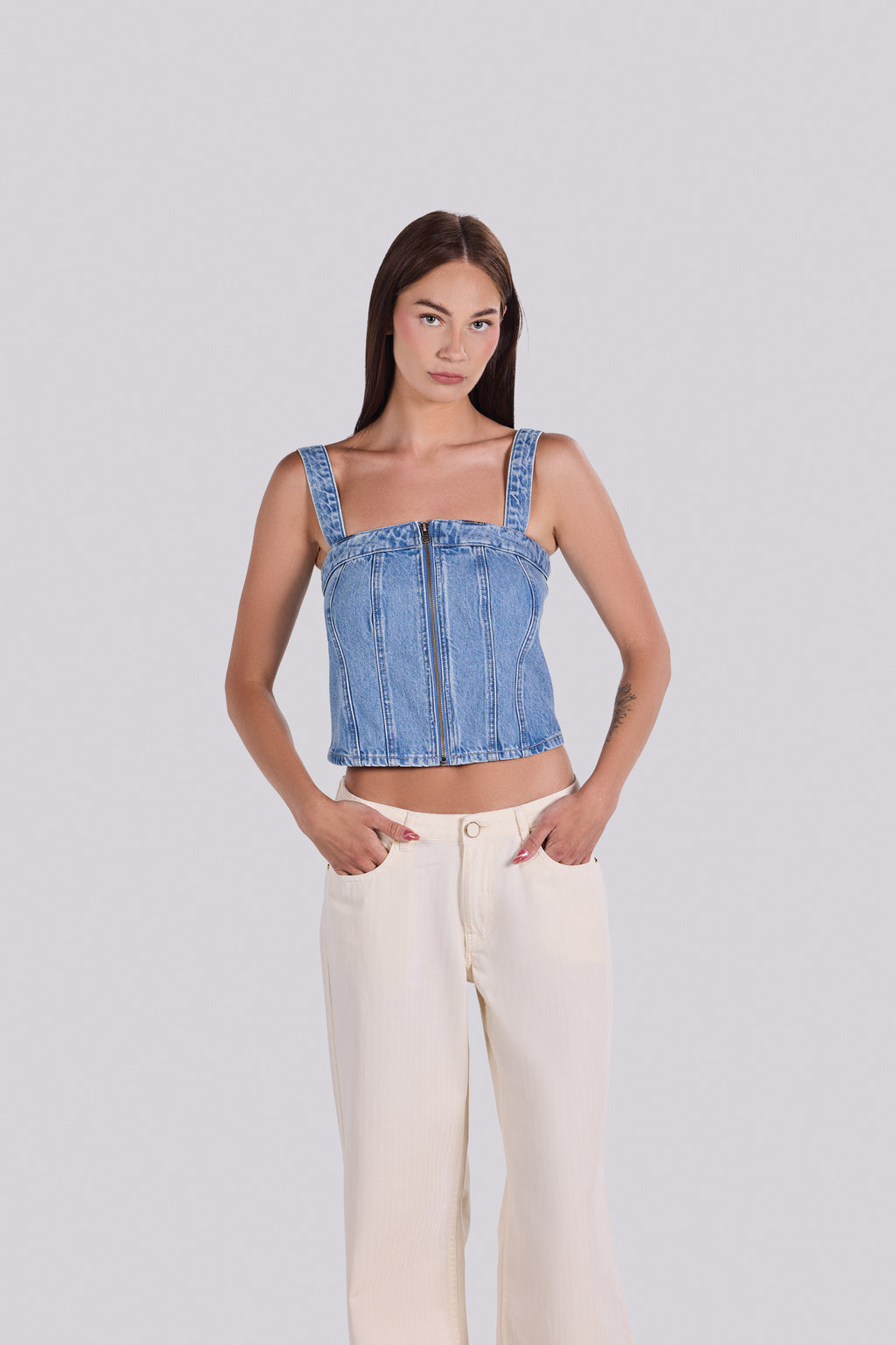 VERA DENIM TOP D3