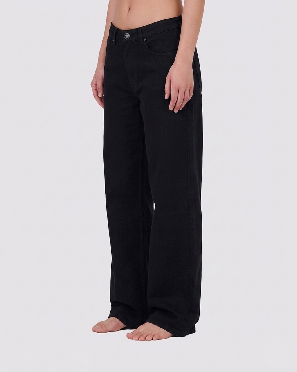 LUCIA - LOOSE DENIM - MID RISE - BAGGY FIT BLACK