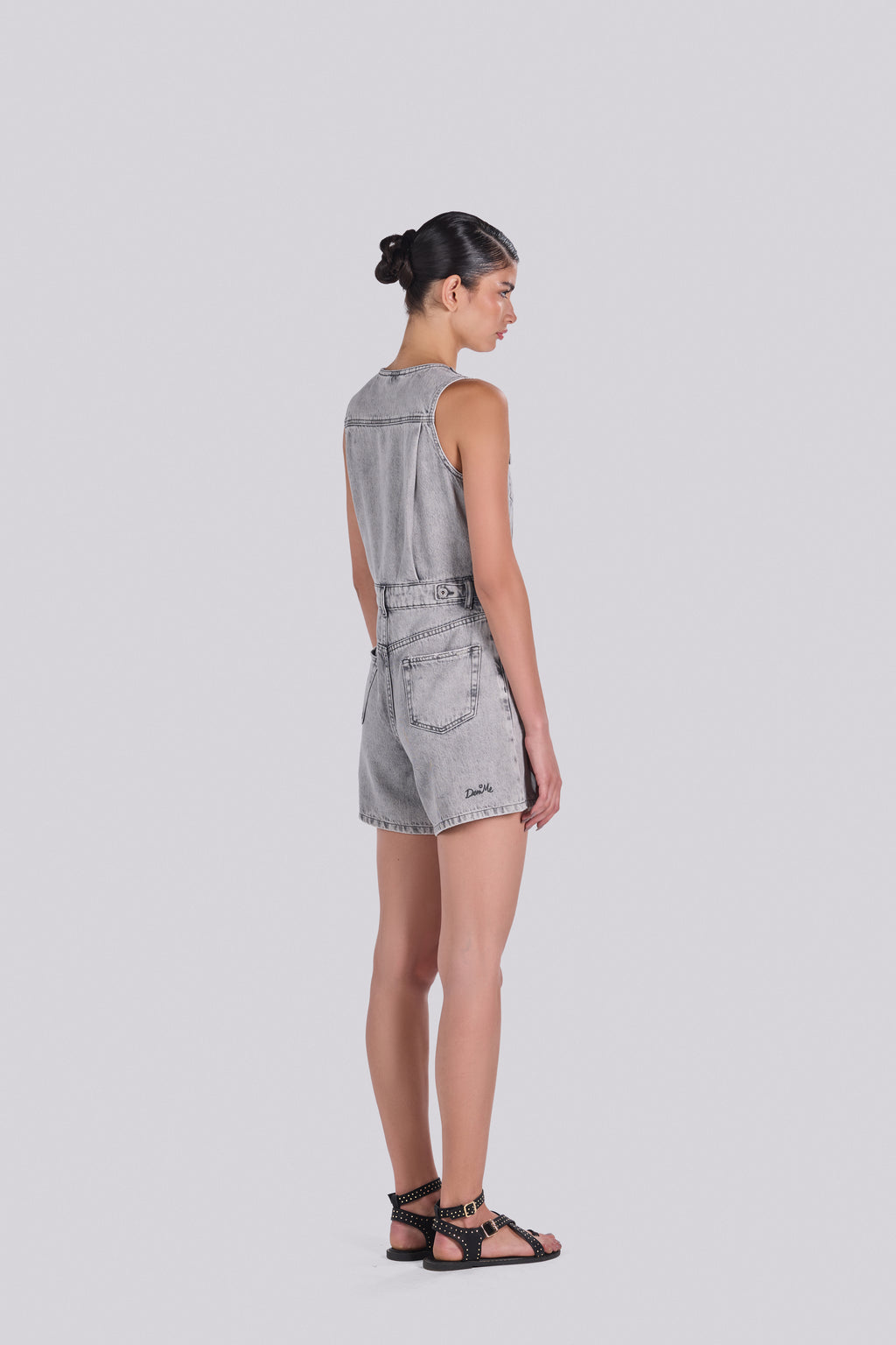 BARI DENIM ROMPER DLG