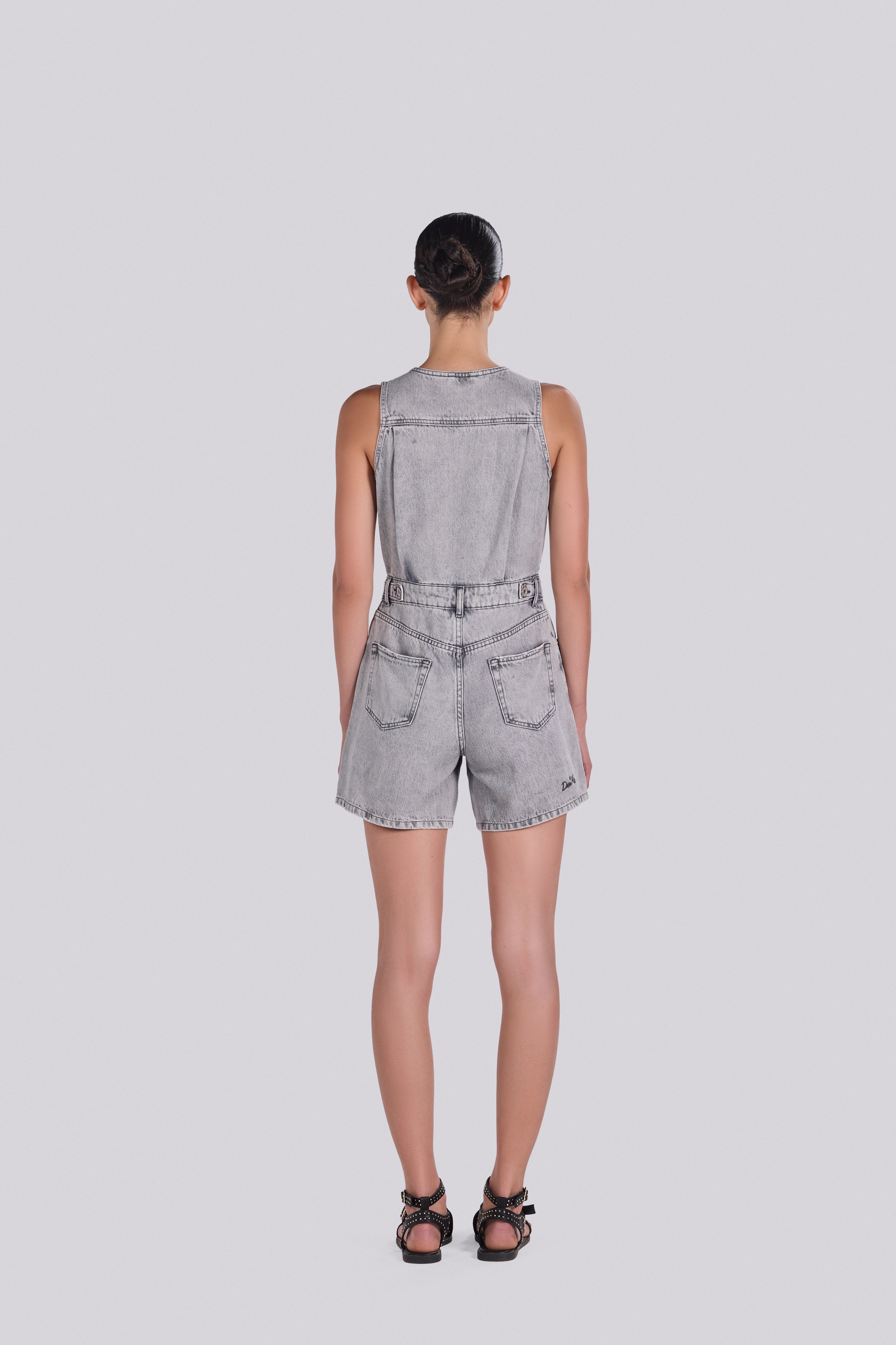 BARI DENIM ROMPER DLG