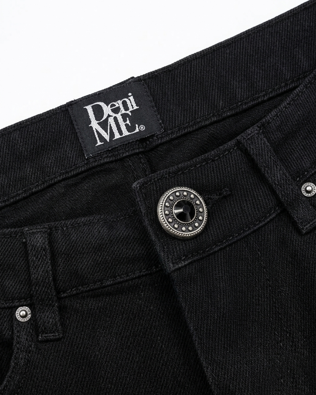 LUCIA - LOOSE DENIM - MID RISE - BAGGY FIT BLACK